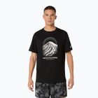 Pánské běžecké tričko Asics Fujitrail Logo Ss Top Performance Black/Cream/Carbon