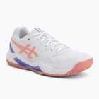 Dámské padelové boty ASICS Gel-Dedicate 8 Padel W white/guava