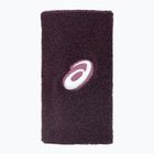 Náramky z froté na zápěstí ASICS Wrist Band Long 2 pcs. dark aubergine
