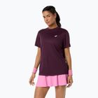 Dámské tenisové tričko ASICS Court Top W dark aubergine