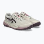 Dětské tenisové boty ASICS Gel-Resolution X GS soft oat/dark aubergine