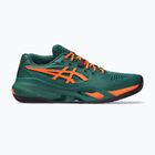 Pánské boty na padel Asics Gel-Resolution X Padel Jewel Green/Energy Orange