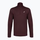 Pánská běžecká mikina ASICS Core Ls 1/2 Zip Winter Top dark currant