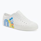 Native Jefferson Print Disney Jr dětské tenisky shell white/shell white/positive mickey