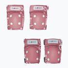 Sada dětských chráničů  Globber Toddler deep pastel pink/shapes