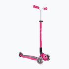 Dětská tříkolová koloběžka Globber Master Lights fuchsia