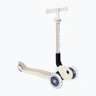 Dětská tříkolová koloběžka Globber Junior Foldable Lights Eco coconut