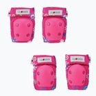 Sada dětských chráničů  Globber Toddler deep pink/flowers