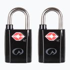 Zámek Lifeventure TSA Mini Padlocks 2 pack black