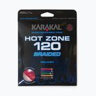 Squashová struna Karakal Hot Zone Braided 120 11 m red