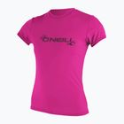 Dámské plavecké tričko O'Neill Basic Skins Sun Shirt fox pink