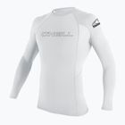 Dětské plavky s dlouhým rukávem O'Neill Youth Basic Skins Rash Guard white