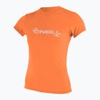 Dámské plavecké tričko O'Neill Basic Skins Sun Shirt light grapefruit