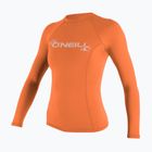 Dámské  plavecké tričko Longsleev O'Neill Basic Skins LS Rash Guard light grapefruit