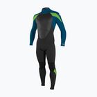 Dětský plavecký neopren  O'Neill Epic 3/2 Back Zip Full black/ultrablu/ultrablu/dglo