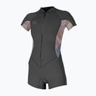 Dámský neopren O'Neill Bahia 2/1 Front Zip Spring graphite/desert bloom/drift blue