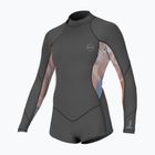 Dětský plavecký neopren  O'Neill Bahia 2/1 Back Zip LS Spring graphite/desert bloom/drift bl