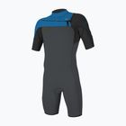 Pánský plavecký neopren O'Neill Hammer 2mm Chest Zip SS Spring graphite/black/ocean
