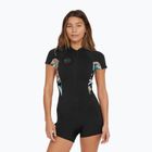 Dámský plavecký neopren O'Neill Bahia 2/1 mm Front Zip Spring black/ micah floral/ black
