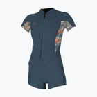 Dámský plavecký neopren O'Neill Bahia 2/1 mm Front Zip Spring copen blue/ painted tropics/ copen blue