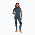 Dámský plavecký neopren  O'Neill Bahia 3/2 Back Zip Full copen blue/painted tropics/painted tropics