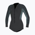 Dámský plavecký neopren O'Neill Bahia 2/1 mm Front Zip Short Spring tempered steel/shade