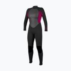 Dámský plavecký neopren O'Neill Reactor-2 3/2 Back Zip Full J18 black/punk pink