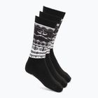Lyžařské ponožky Surfanic Pro Tech balení 3 ks Fairisle black