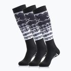 Lyžařské ponožky Surfanic Pro Tech balení 3 ks Fairisle black