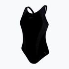 Dámské jednodílné plavky  Speedo Placement Laneback black/grey