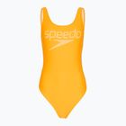 Dámské jednodílné plavky Speedo Logo Deep U-Back orange