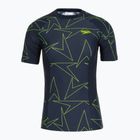 Dámské plavecké tričko Speedo Boomstar Allover Rash Top blue