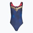 Dámské jednodílné plavky Speedo Digital Placement U-Back blue/red