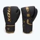 Boxerské rukavice RDX F6 černo-zlate BGR-F6MGL