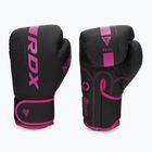 Boxerské rukavice RDX F6 černo-růžove BGR-F6MP