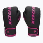 Boxerské rukavice RDX F6 černo-růžove BGR-F6MP