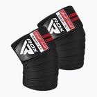 Chrániče kolen  RDX KR11 Gym Knee Wrap black/red