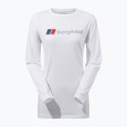 Dámské tričko longsleeve  Berghaus Boyfriend Big Classic Logo pure white