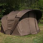Rybářský stan Fox International Retreat+ Ripstop Ventec 2 Man Ext Wrap hnědý CUM203