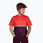 Pánský cyklistický dres Endura Singletrack II Core aubergine