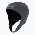 Neoprenová plavecká čepice ZONE3 Active-Flex Swim grey/orange