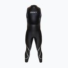 Pánský triatlonový neopren ZONE3 Glide Sleeveless Wetsuit black/grey