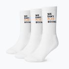 Pánské ponožky BOXRAW We Don't Play Boxing Crew 3 pairs white