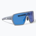 Sluneční brýle Endura Singletrack dreich grey/blue revo smoke/clear silver flash mirror