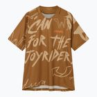 Pánský cyklistický dres Endura Singletrack Print trail bronze