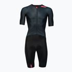 Pánská cyklistická kombinéza HUUB Strada Road Speed Suit Smooth Sleeve black/red