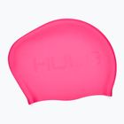 Plavecká čepice HUUB Swim Cap Long Hair neon pink