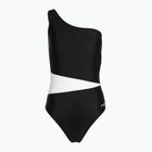 Dámské jednodílné plavky Zoggs Lattice One Shoulder modrá / bílá
