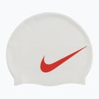 Plavecká čepice Nike BIG SWOOSH bílo-červená NESS5173-173