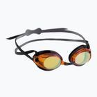Dětské plavecké brýle Nike REMORA MIRROR JUNIOR černo-oranžové NESS6156